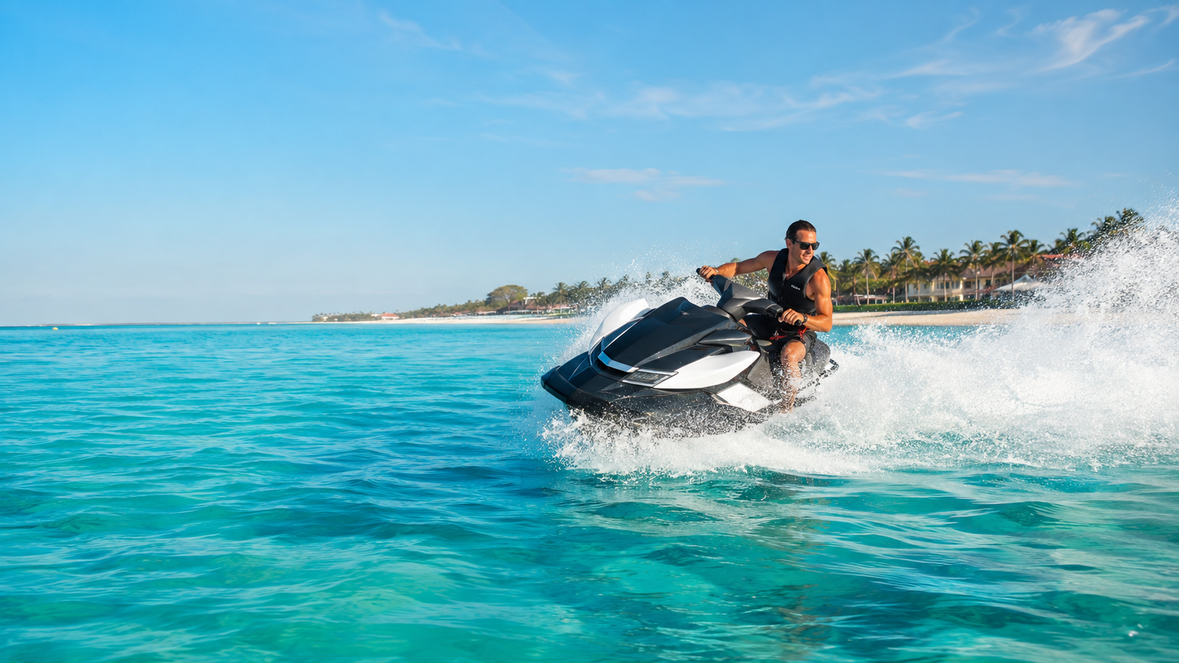 Jet ski di perairan Tanjung Benoa
